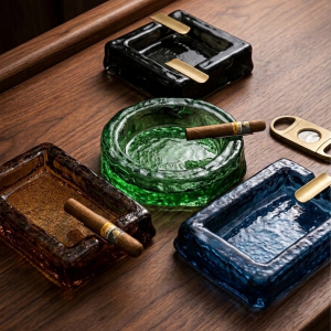 Glass Cigar Ashtray